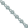18k White Gold 4 1/6ct TDW Diamond Bracelet (G-H, SI2-I1)