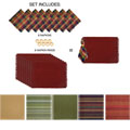 Newton 24-piece Placemat Set