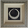 Silver Circles Necklace Shadow Box (China)