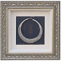Silver Choker Necklace Shadow Box (China)