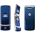 Motorola K1 Krzr Blue Unlocked Quad GSM Cell Phone (Refurbished)