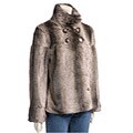 Lost Women's Ultra-soft Faux Fur Swing Jacket