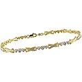 10k Gold Diamond Link Bracelet (I-J, I2-I3)