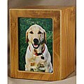 Natural Large Photo Pet Urn - For pets up to 85 lbs