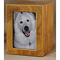 Natural Medium Photo Pet Urn - For pets up to 40 lbs