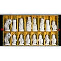 Chinese Imperial Court Bone Chess Game Set