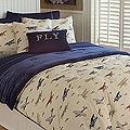 Micro-plush Vintage Airplanes 3-piece Comforter Set