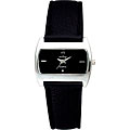 Peugeot Women's Rectangular Black Strap Watch
