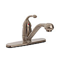 Kindred Brush Nickel Single Handle Kitchen Faucet