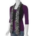 Self Esteem Juniors Vest Front Top and Scarf