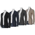Belle du Jour Junior's Shawl Collar Cardigan