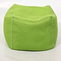 Cube Lime Mesh Bean Bag Ottoman