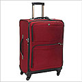 American Flyer Red Elite Quattro 25" Upright Suitcase
