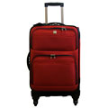 American Flyer Red Elite Quattro 21" Carry On Upright Suitcase
