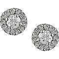 14k White Gold 1/4ct TDW Diamond Earrings (H-I, I1-I2)