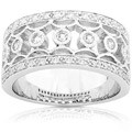 14k White Gold 1/3ct TDW Diamond Wedding Band (G-H, I1-I2)