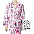 Leisureland Women's 'Cat's Meow' Flannel Pajamas