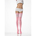 Leg Avenue Athlete 3-stripe Top Thigh-high Tights