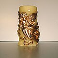 Sculpted Holiday Angel Candle