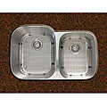 Ticor Undermount Stainless Steel 16 Gauge Double Bowl Kitchen Sink