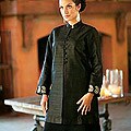Silk 'Onyx Empress' Jacket (India)