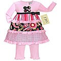 JoJo Designs Girl's Pink and Black Outfit