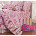 Hawaiian Surf Pink Pillows (Set of 2)