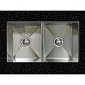 Ticor Undermount Stainless Steel 16-gauge Apron Farm Kitchen Sink