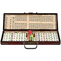 Hand-painted 'Birds and Flowers' Mahjong Game