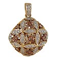 10k Yellow Gold 1ct TDW Diamond Necklace