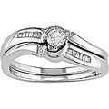 14k Gold 1/4ct TDW Diamond Bridal Ring Set (G-H-I, I1-I2)
