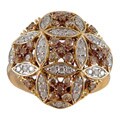 10k Gold 1ct TDW Champagne Diamond Ring (H-I, I2) (Size 7)