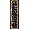 Modern Living Navy Floral Rug (2'3 x 8')