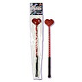 Twinkle Red Heart Riding Crop