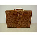 Abbyson Light Brown Leather Briefcase