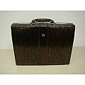 Abbyson Dark Brown Leather Briefcase