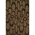 Hand-tufted Brown Wool Rug (7'9 x 9'9)