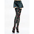 Leg Avenue Opaque Thigh-high Stockings with Cherry Prints