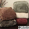 Columbia Down Alternative Fleece Throw Blanket
