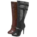 Michael Antonio Women's Python Print Tall Boots