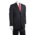 Hart Schaffner Men's Marx Navy Bankers Stripe Suit