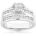 14k Gold 1ct TDW Princess Diamond Bridal Ring Set (H-I, I1-I2)