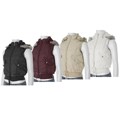 Dulce Bombon Junior's Hooded Plush Trim Quilted Vest