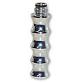 Chrome Paintball Gun Gas Thru Vertical Grip
