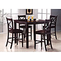 Carey 5-piece Merlot Pub Table Dining Chairs Set