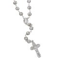 Sterling Silver 32-inch Rosary Necklace
