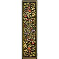 Hand-hooked Garden Rug (2'6 x 10')
