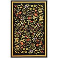 Hand-hooked Garden Rug (8'9 x 11'9)