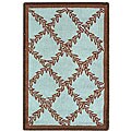 Hand-hooked Trellis Rug (1'8 x 2'6)