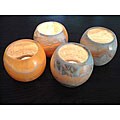 Set of 4 Medglobes Candles (Egypt)